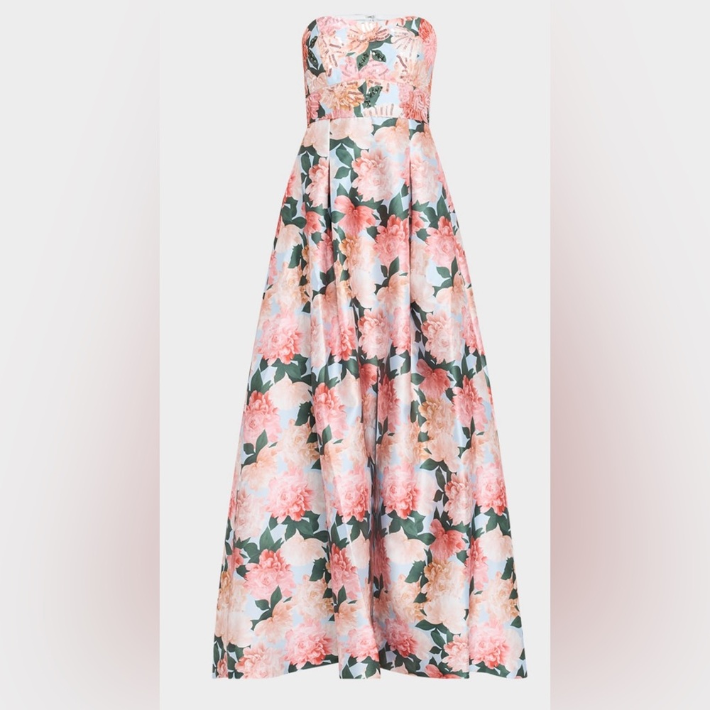 Sachin & Babi ‘Giovanna’ 
Embellished Strapless Gown.
Size 4